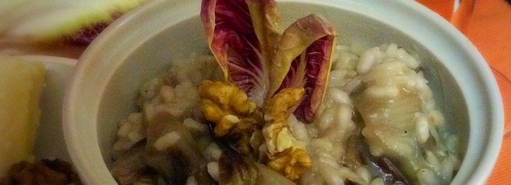risotto radicchio e castelmagno